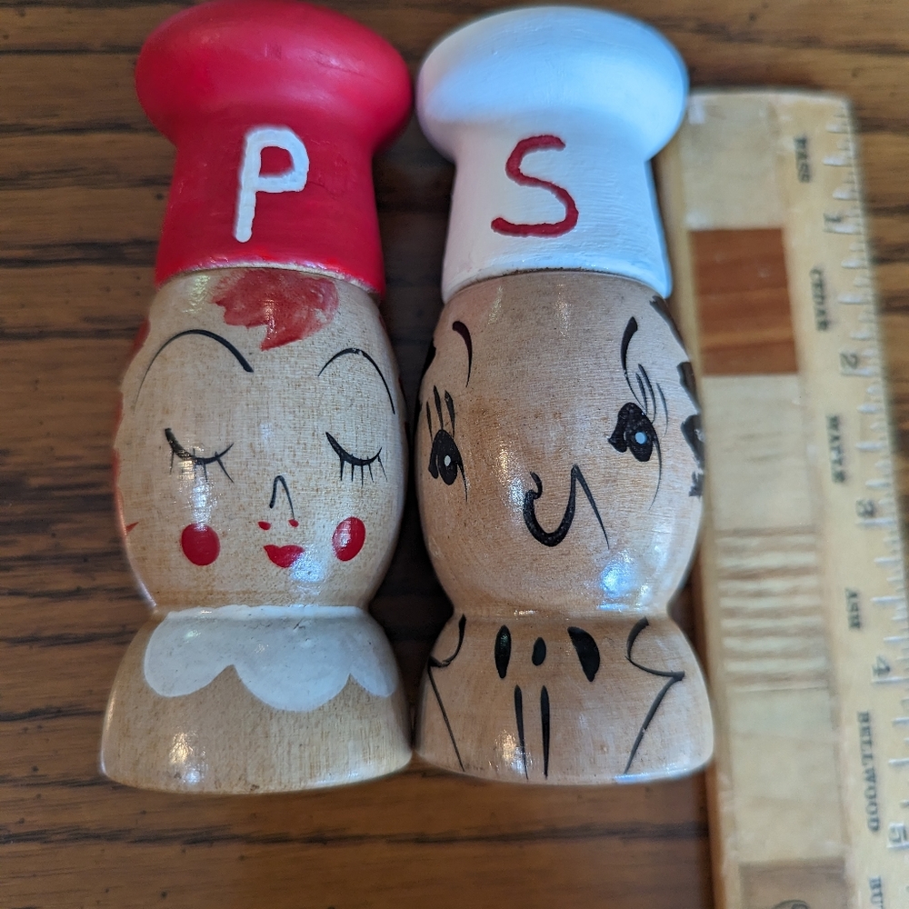 Vintage salt and pepper